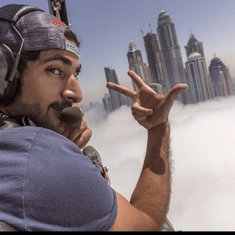 يستعد ليحلق في سماء دبي وبالضبط منطقة الجي بي آر
