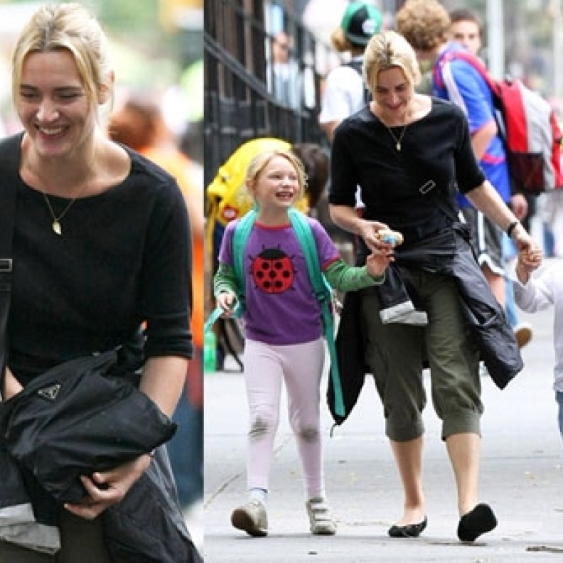 Kate Winslet مع اولادها