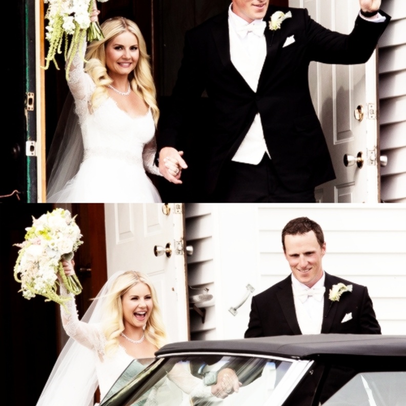 زواج نجم الهوكي ديون فانوف وإليشا كوثبرت