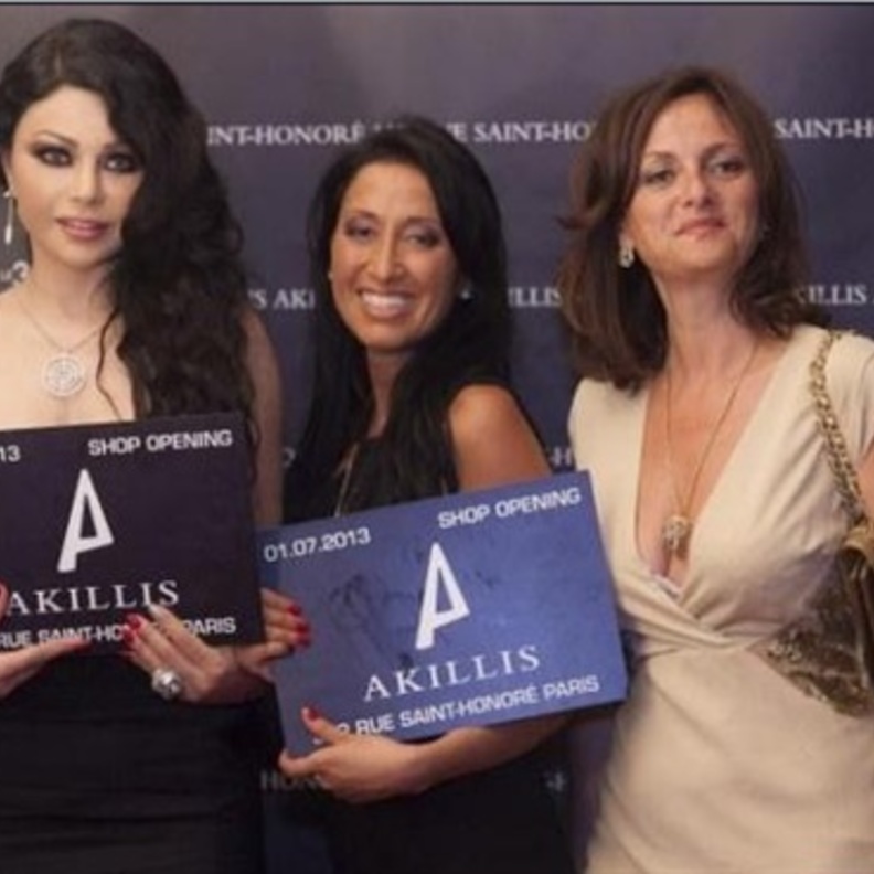 AKILLIS هيفاء في باريس ضيفة على دار مجوهرات