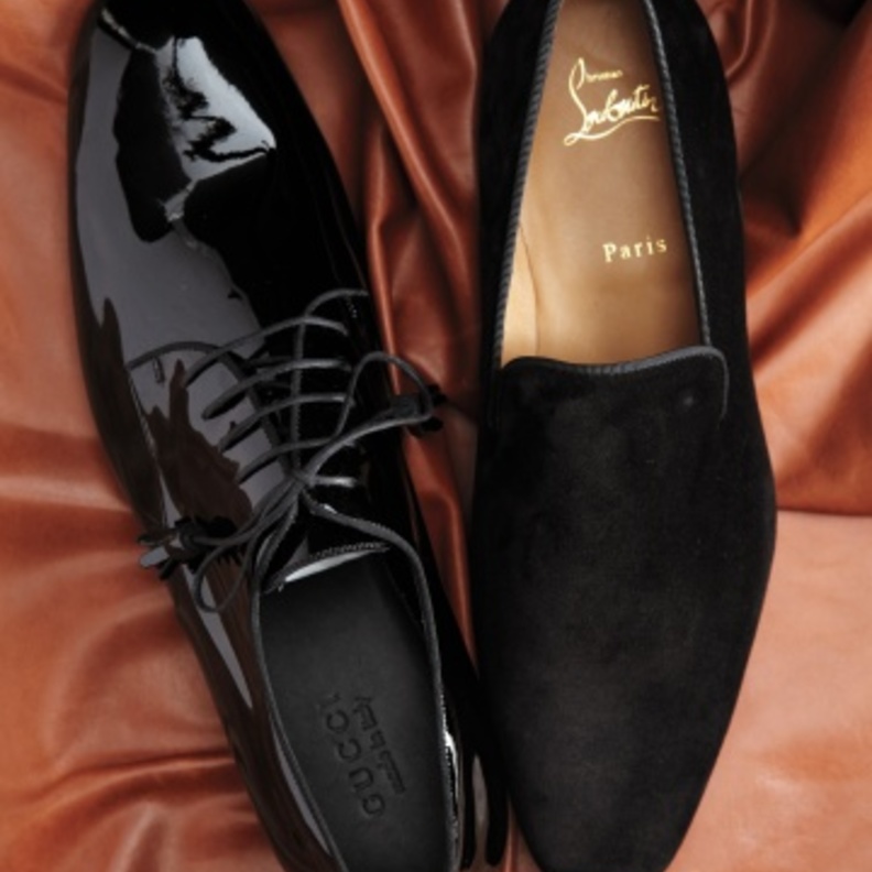 Gucci shoes and Christian Louboutin shoes