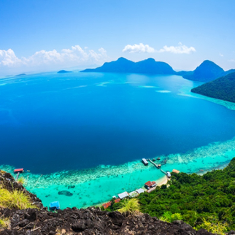 البحرية بارك الاستوائية الجزيرة سيمبورنا