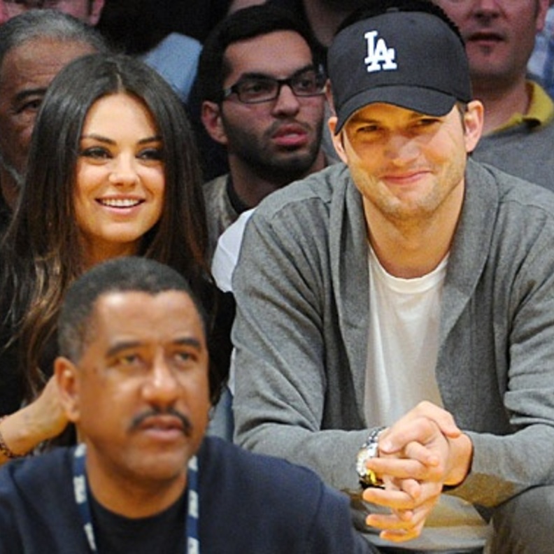 Ashton Kutcher and Mila Kunis