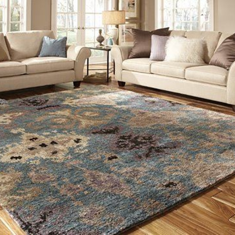 تصاميم جديدة لسجاد غرفة المعيشة