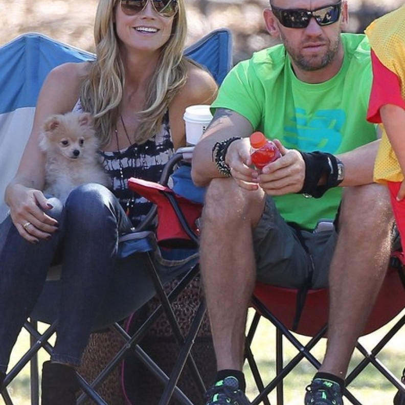 بالصور: هايدي كلوم تتمتع بيوم رائع مع عائلتها