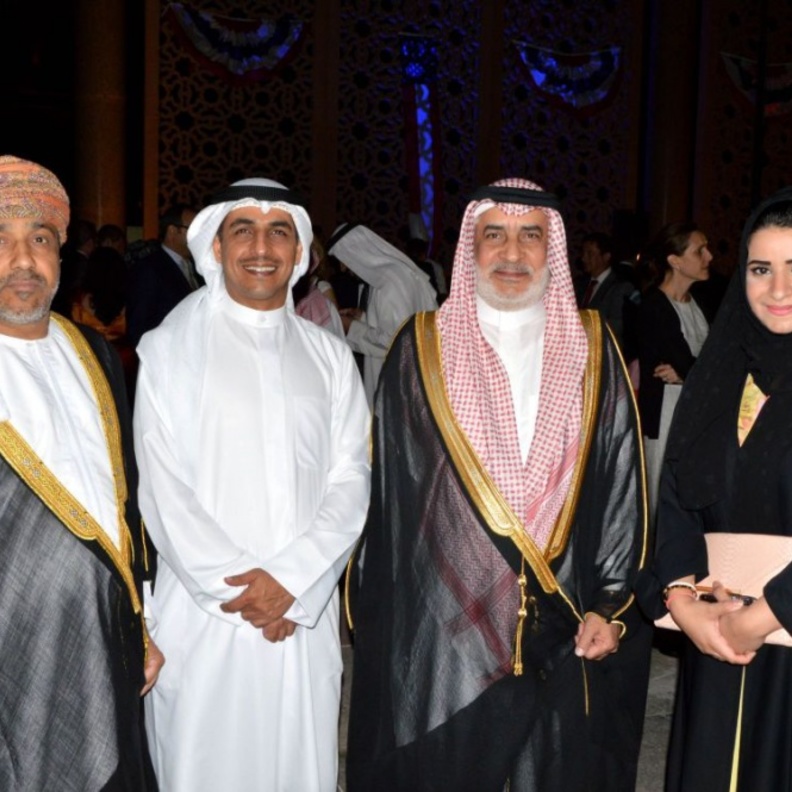 سعاد الحوسني، عبدالرحمن الخلف، فيصل الحبشي، سالم الهنائي.