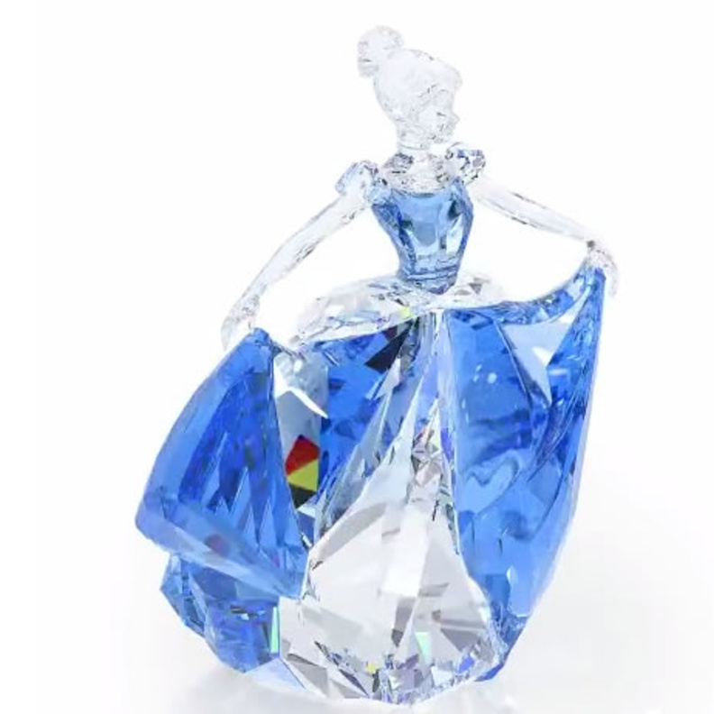 تمثال مصغر من الكريستال من سواروفسكي لسندريلا