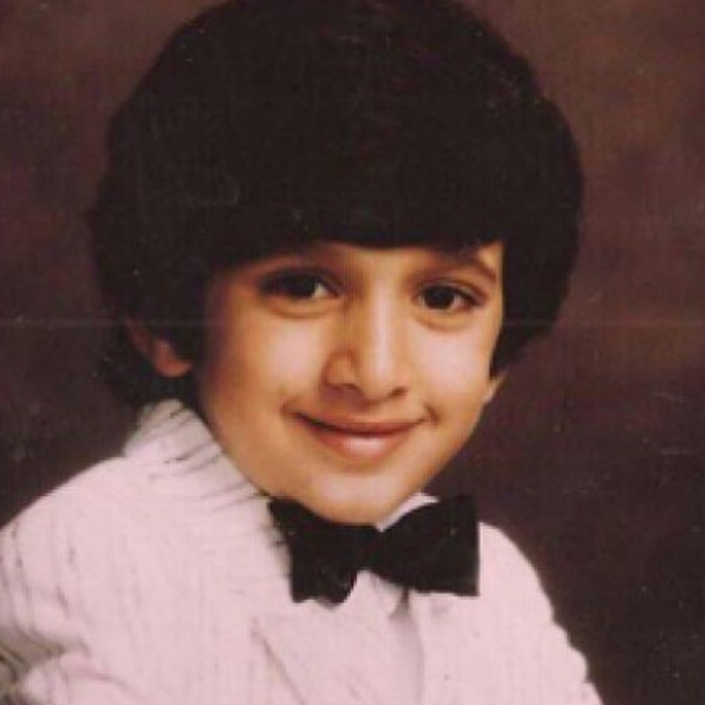 راشد خلال طفولته