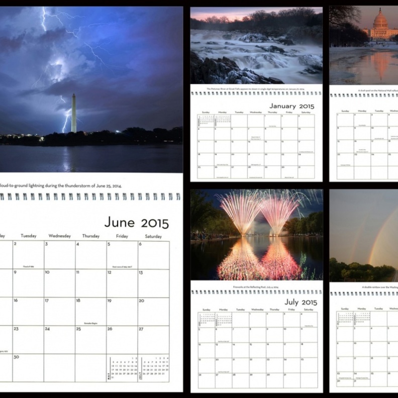 تحديد حالة الجو بواسطة روزنامة للتقويم الزمني