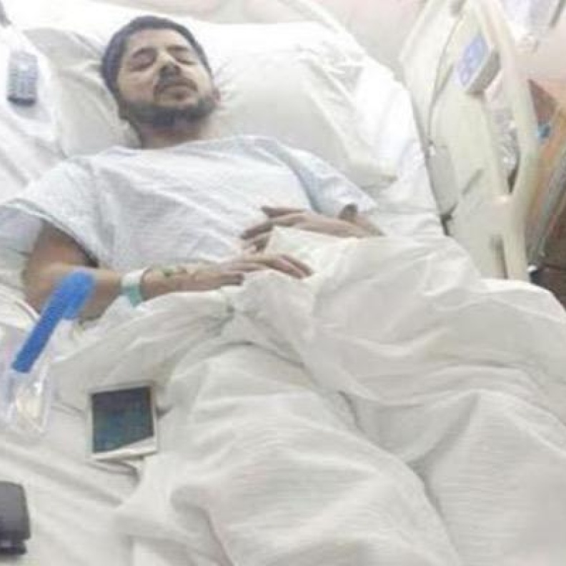 فهد الشمري بعد التبرع بكليته للطفل اليتيم