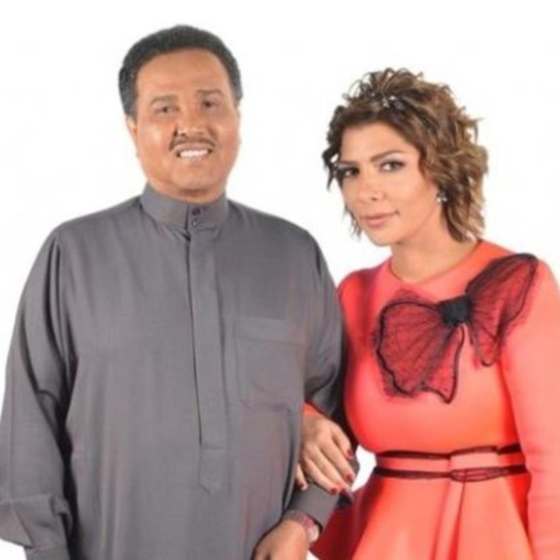  النجمة السورية أصالة مع فنان العرب محمد عبده