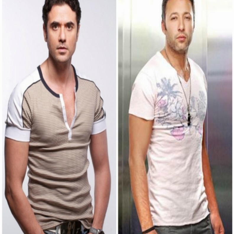 احمد فهمي بالجينز والقميص في اسلوب كاجوال