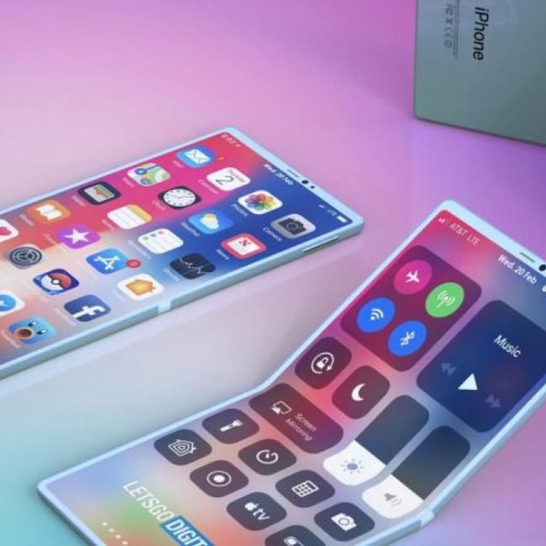 آبل تطرق باب الهواتف القابلة للطي