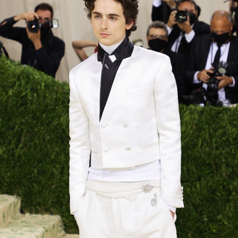 الممثل تيموتي شالاميه Timothée Chalamet بمجوهرات كارتييه Cartier