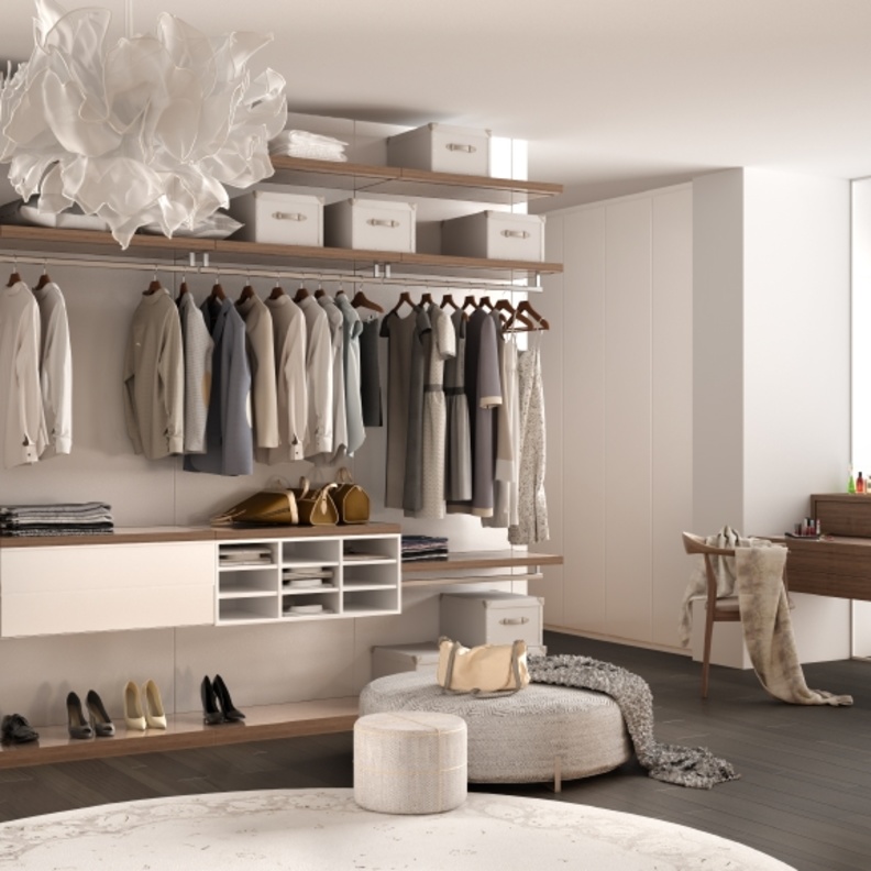 تنظيم خزانة ملابسك بأسلوب بسيط