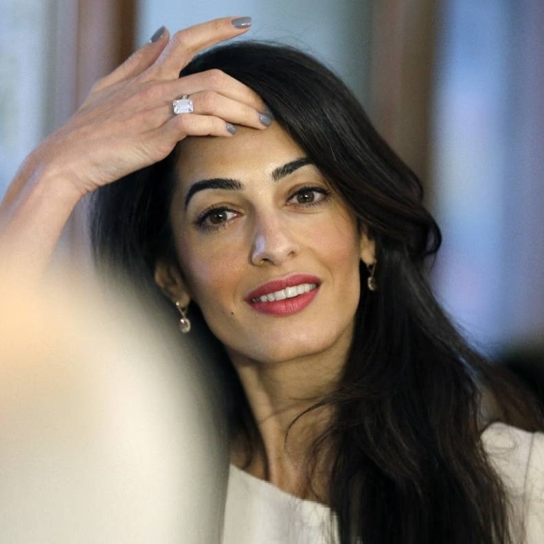 خاتم خطوبة أمل كلوني Amal Clooney (الصورة من AFP)