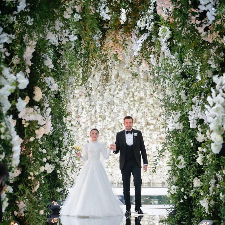 ديكور الممرات الجديدة في حفلات الزفاف الخريفية