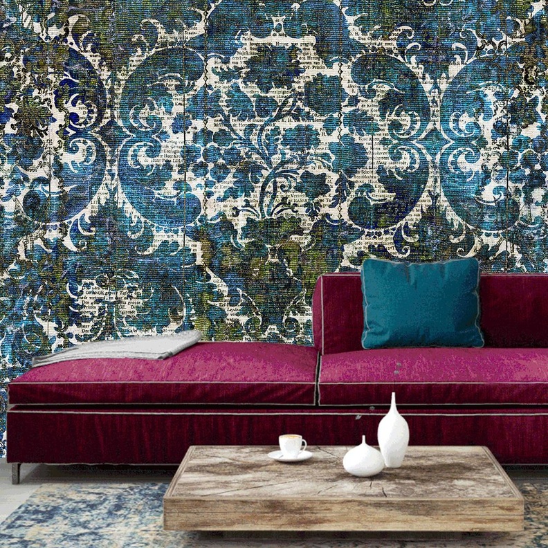 ورق جدران بأسلوب فينتاج