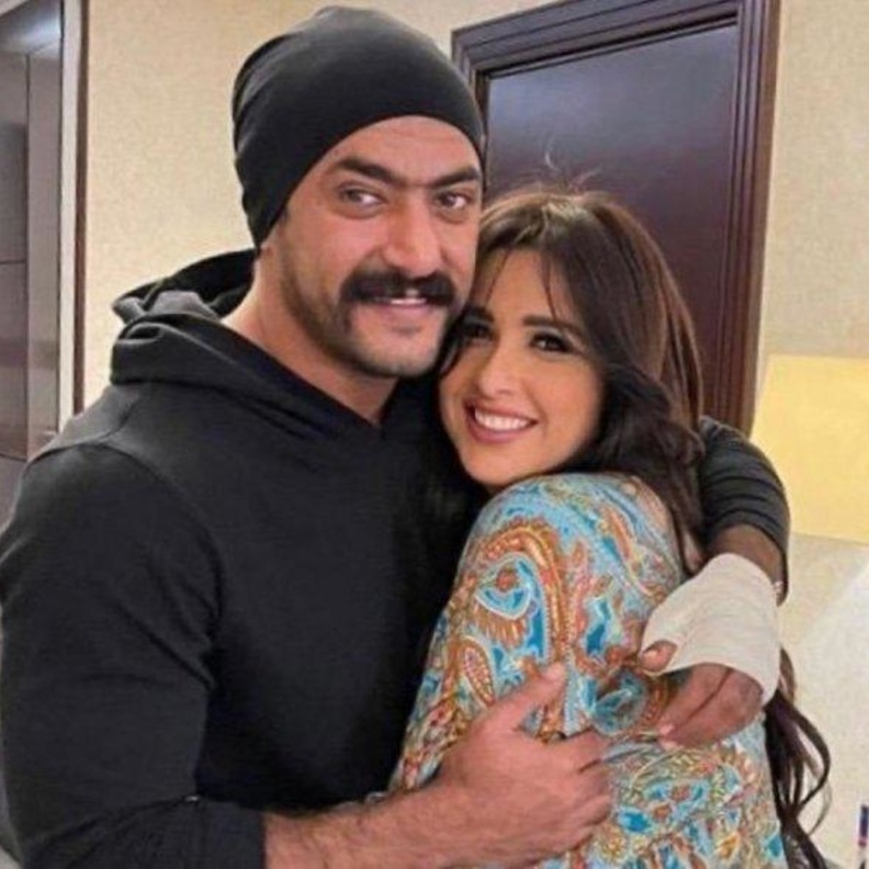 ياسمين عبد العزيز وأحمد العوضي