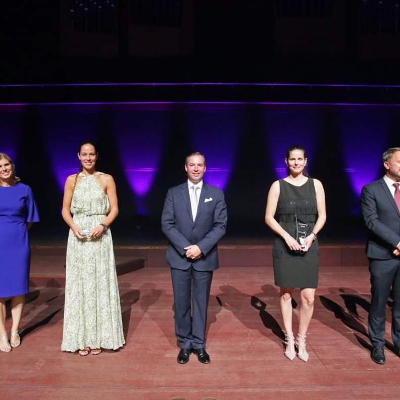 الأمير غيوم يحضر حفل توزيع جوائز اتحاد التنس النسائي في لوكسمبورغ