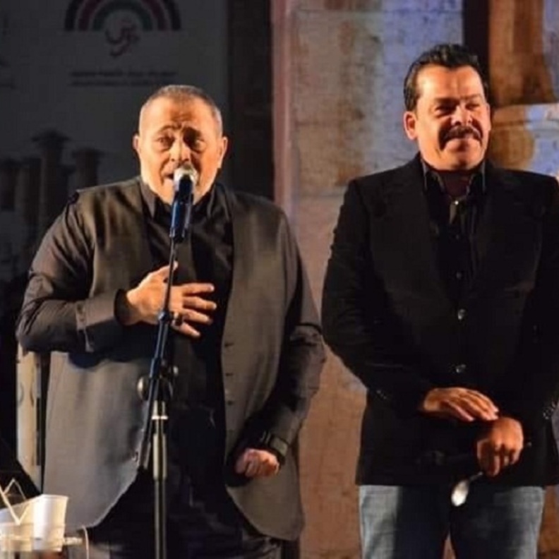 منذر رياحنة وجورج وسوف- صورة من حساب منذر رياحنة على انستقرام