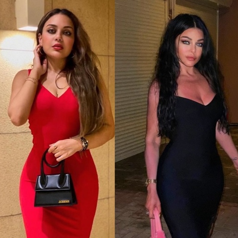 هيفاء وهبي وزينب فياض