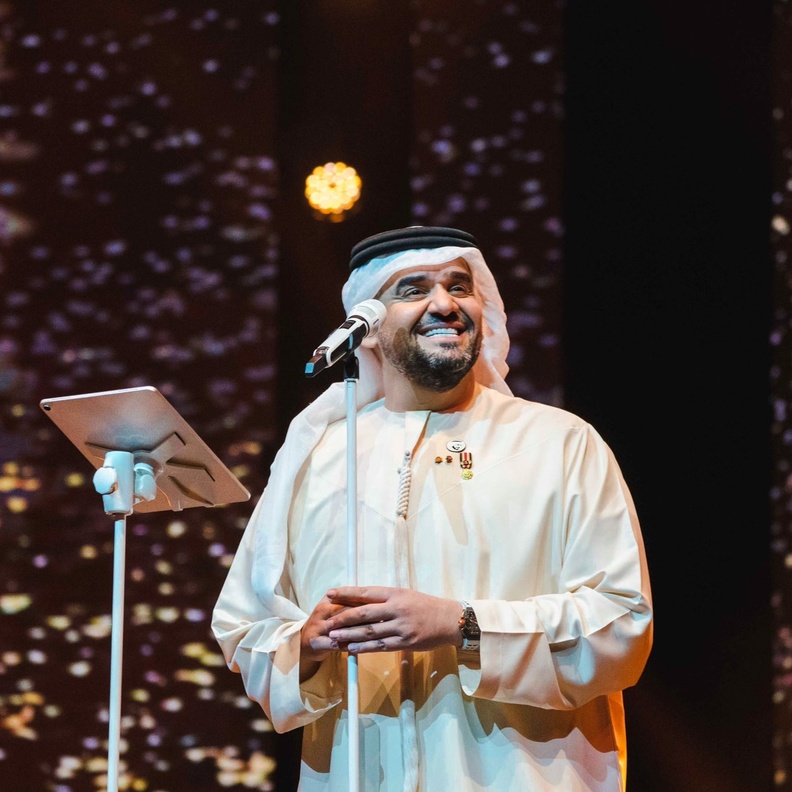 حسين الجسمي- صورة من حسابه على تويتر