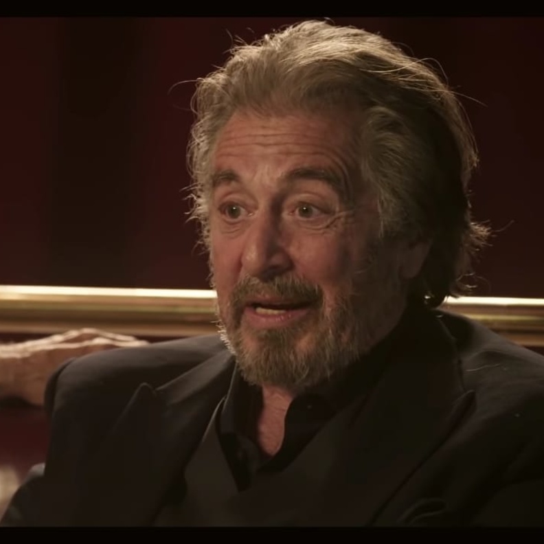 آل باتشينو_ الصورة من قناة Netflix film club على يوتيوب