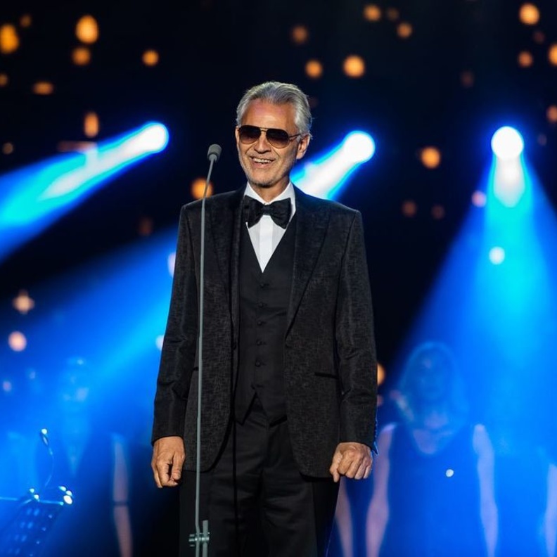 اندريا بوتشيلي يشارك في افتتاح إكسبو 2020