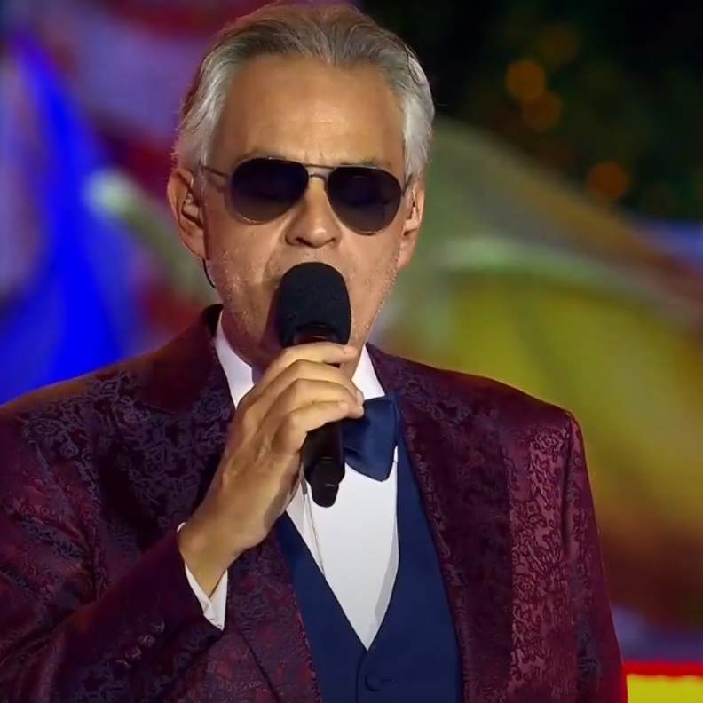 اندريا بوتشيلي يشارك في افتتاح إكسبو 2020