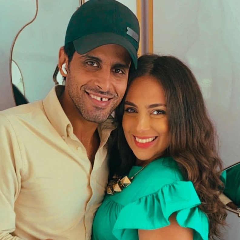 حمدي الميرغني وإسراء عبد الفتاح