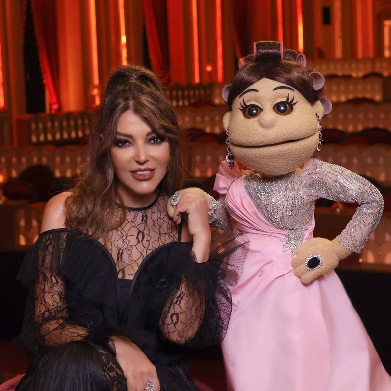 سميرة سعيد وأبلة فاهيتا- صورة من حساب سميرة سعيد على انستقرام