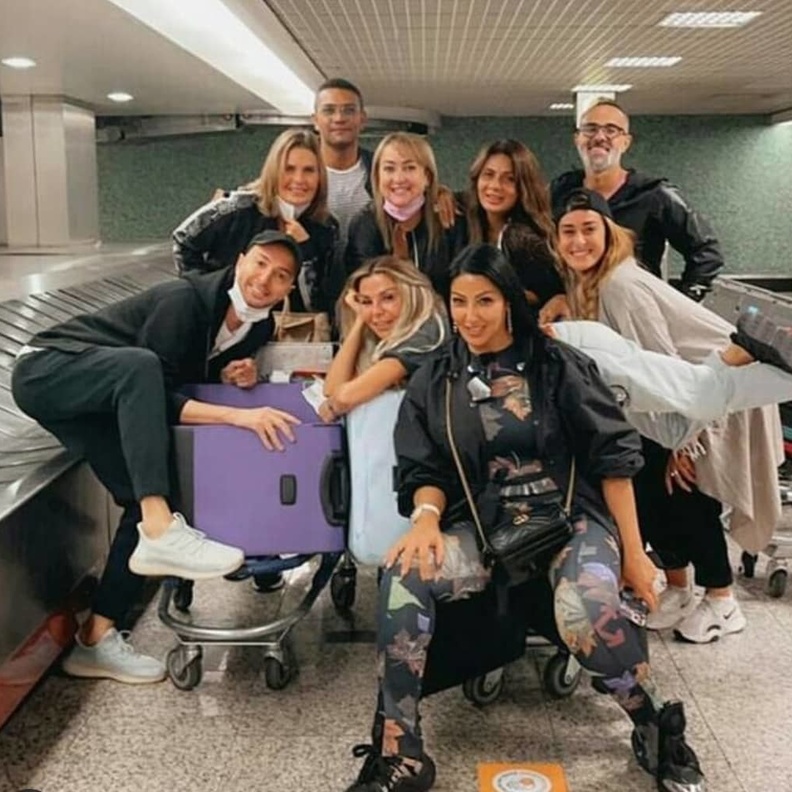 نجوم الفن في البرتغال- صورة من حساب رزان مغربي على انستقرام