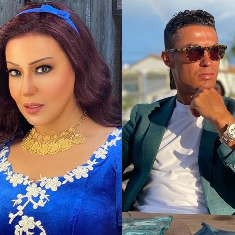 سمية الخشاب ورونالدو- صورة من حساب سمية الخشاب ورونالدو على انستقرام