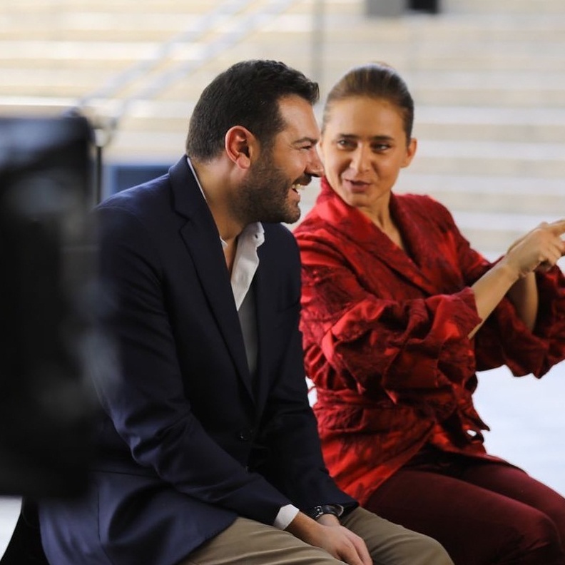 نيللي كريم وعمرو يوسف في مسلسلهما الجديد- صورة من حساب عمرو يوسف على انستقرام