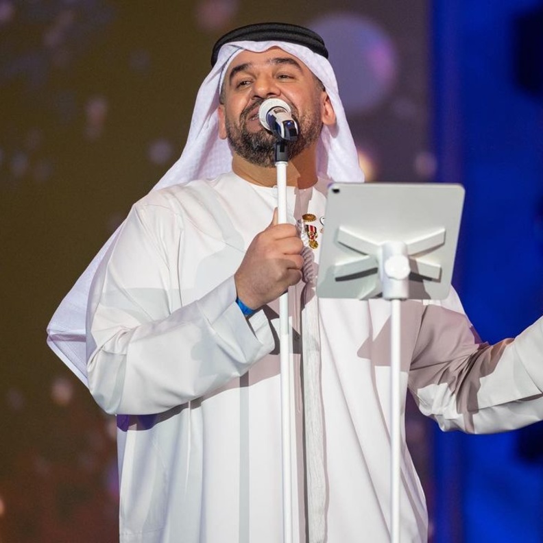 حسين الجسمي في حفله بجدة- صورة من حساب شركة "بنش مارك" على انستقرام