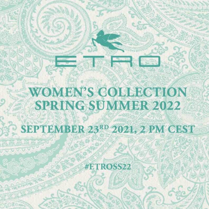 بث مباشر لعرض أزياء ETRO لربيع صيف 2022