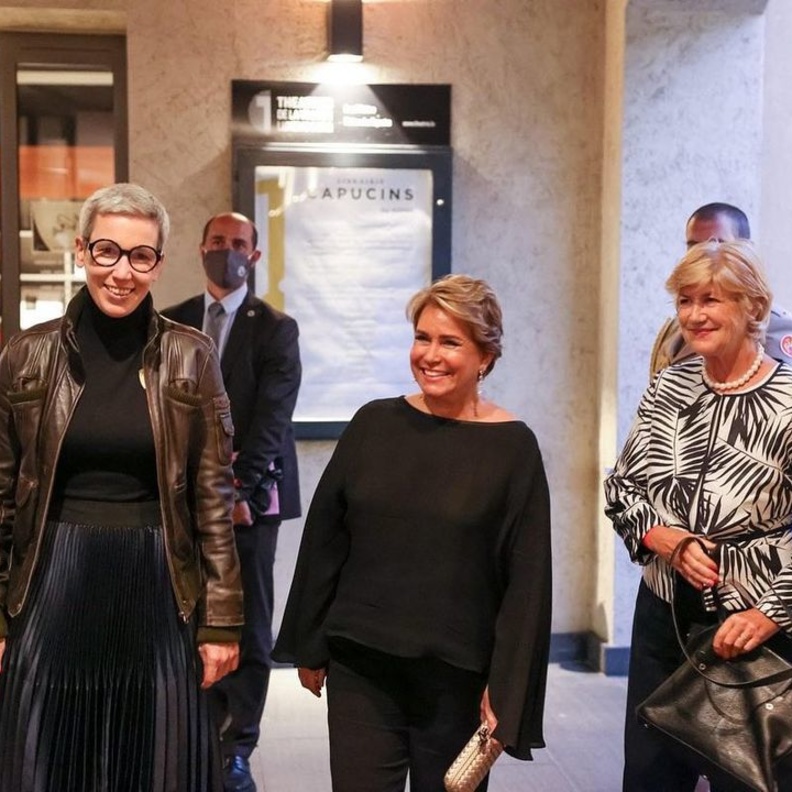 الدوقة الكبرى ماريا تيريزا حفل توزيع جوائز لوكسمبورغ المسرحية لعام 2021