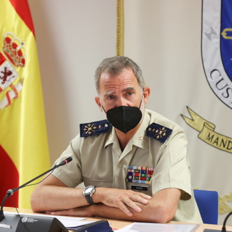 الملك فيليب يتابع آخر تطورات أزمة ثوران بركان لا بالما