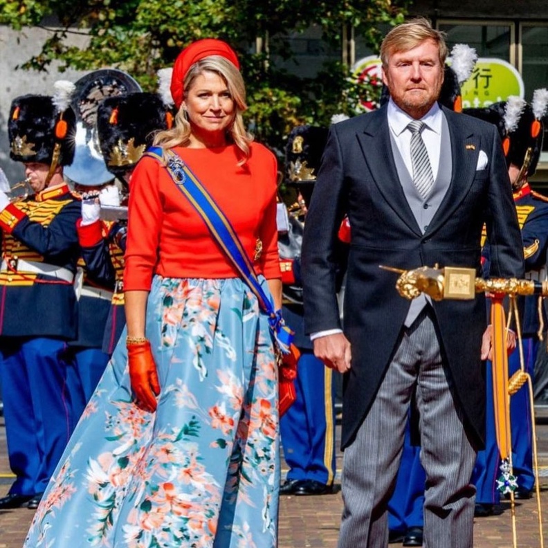 ملك وملكة هولندا يشاركان في احتفالات "يوم الأمير" لعام 2021