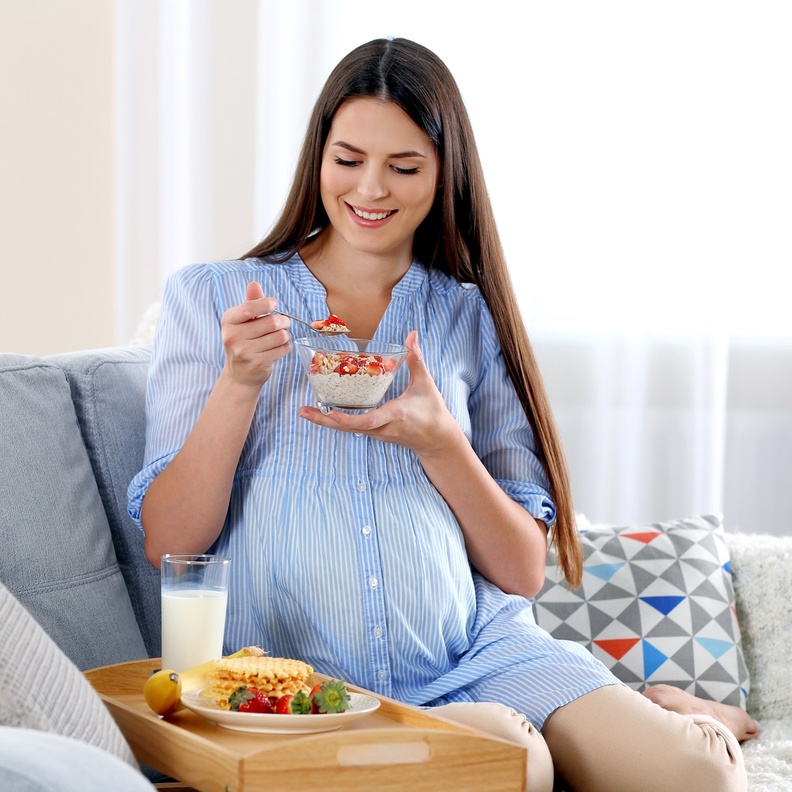 اكلات تجعل شعر الجنين ناعما وكثيفا