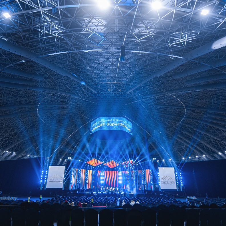 جدة سوبر دوم.. الوجهة الأمثل لعشاق الفعاليات الفنية في عروس البحر الأحمر - المصدر صفحة موسم جدة