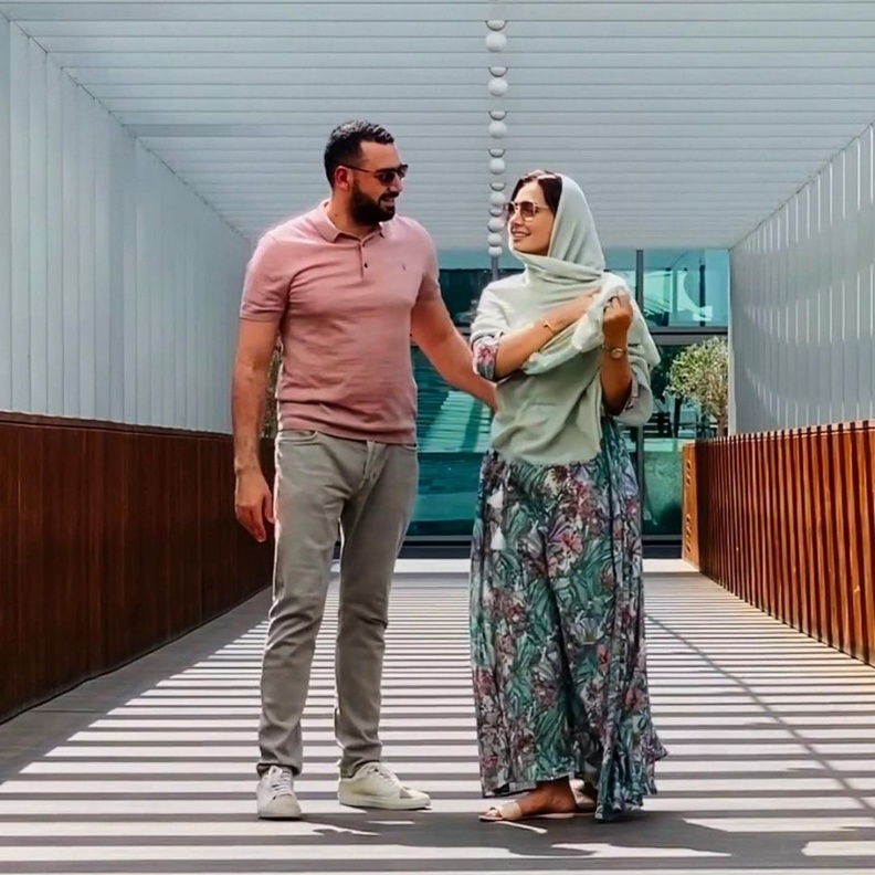 حلا شيحة ومعز مسعود- انستغرام حلا شيحة