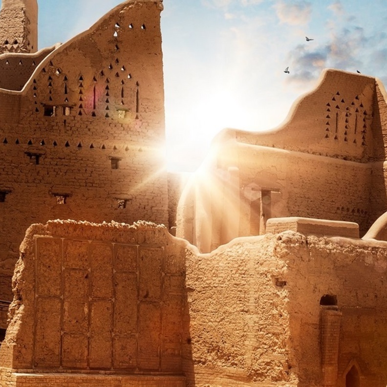 حي الطريف التاريخي بقعة ساحرة على أرض المملكة - المصدر هيئة تطوير الدرعية