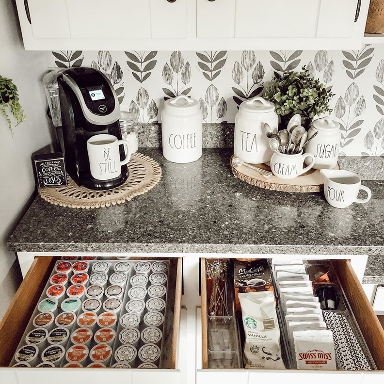 زاوية من مطبخك لتصميم ركن للقهوة