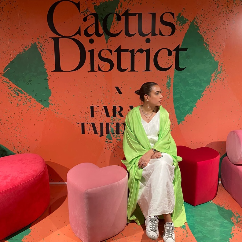 زينب ابراهيم بإطلالة من تنسيق نوف النملة