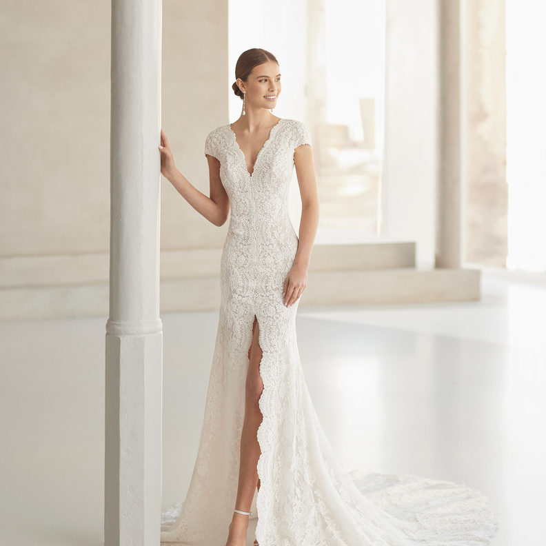 فساتين زفاف دانتيل@rosaclara