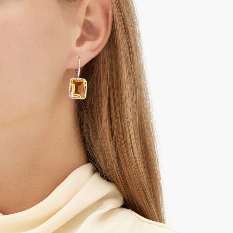 مجوهرات ناعمة من التوباز حجر مواليد نوفمبر