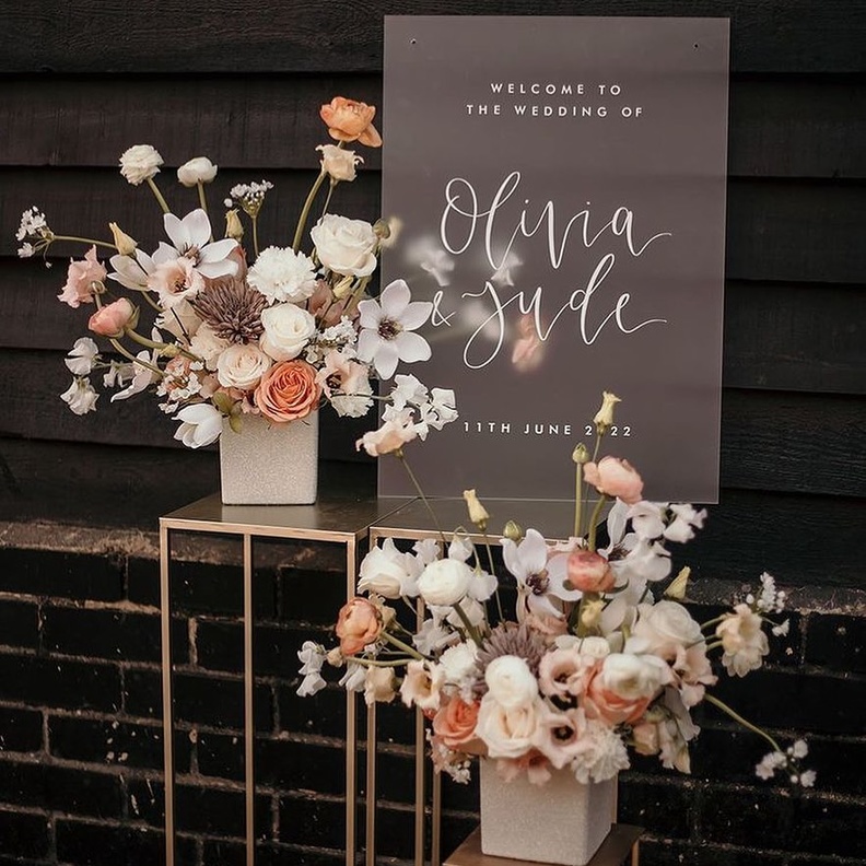 نصائح وخطوات بسيطة لصنع لافتات رائعة لديكور حفل الزفاف