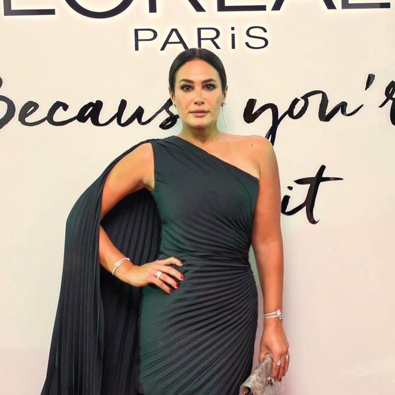 هند صبري بمجوهرات بولغاري-الصورة من حسابها على انستقرام للمصور حسن أمين